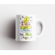 Caneca Personalizada Porcelana Letra + Nome + Frase