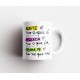 Caneca Personalizada Porcelana Caricatura + Frase (Uma Pessoa)