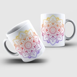 Caneca Porcelana Mandala