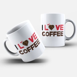 Caneca Personalizada I Love Coffee (Mod. 1)