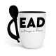 Caneca c/ Colher Personalizada EAD Entrego a Deus Caneca c/ Colher Personalizada EAD Entrego a Deus