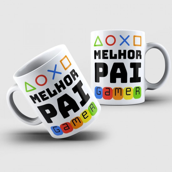 Caneca Personalizada Melhor Pai Gamer