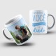 Caneca Personalizada Foto + Parabéns Você Foi Promovido a Dindo