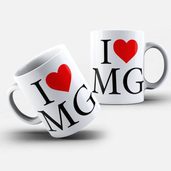 Caneca Personalizada I Love Minas Gerais (MG)