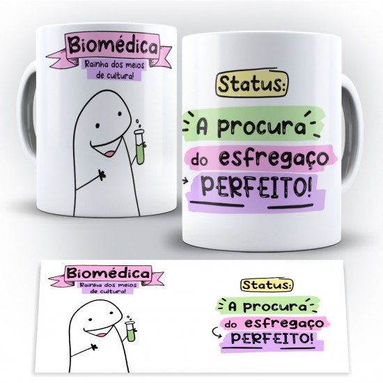 Caneca Profissão Flork Biomédica