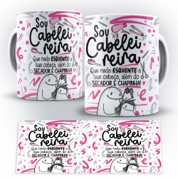 Caneca Profissão Flork Cabelereira (Mod. 2)