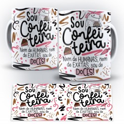 Caneca Profissão Flork Confeiteira (Mod. 2)