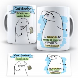 Caneca Profissão Flork Contador