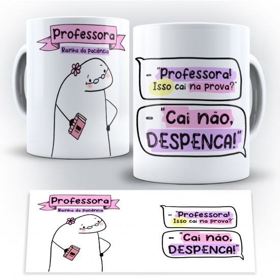 Caneca Profissão Flork Professora