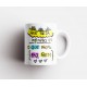 Caneca Personalizada Porcelana Letra + Nome + Frase