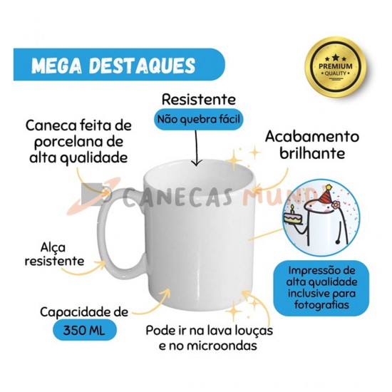 Caneca Personalizada Com Foto + A Melhor Mãe do Mundo