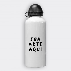 Garrafa Personalizada Squeeze Alumínio Sua Arte